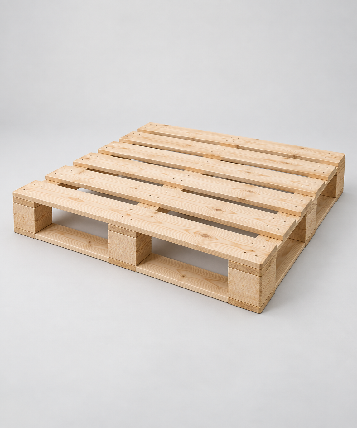 100 × 120 cm orta tip ahşap palet örneği
